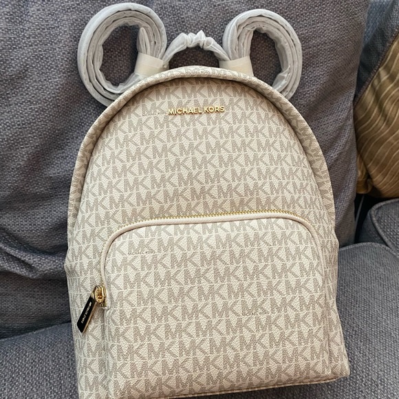 Brand new with tags Michael Kors vanilla mini backpack main image 6
